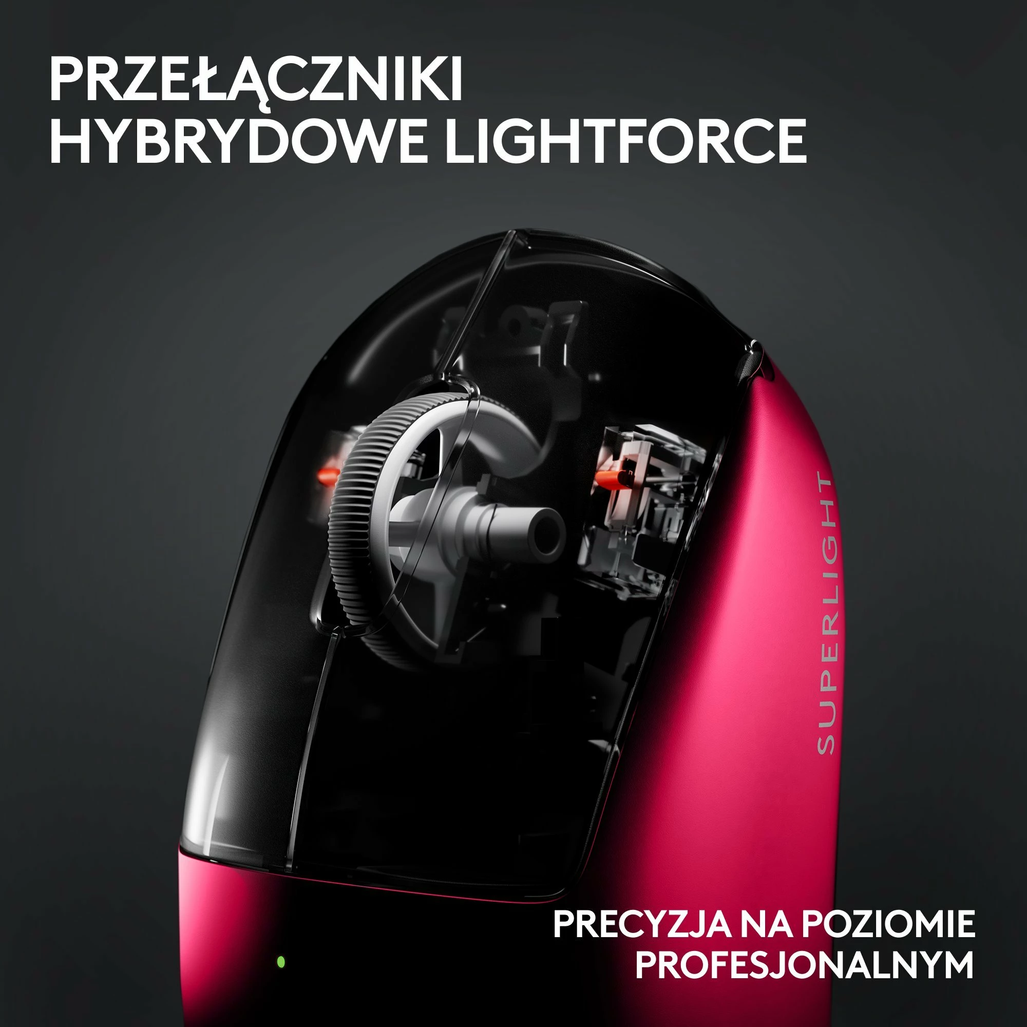 Maus Logitech G PRO X SuperLight 2 910-006797, wireless, 32000 DPI, 60 g, Pink