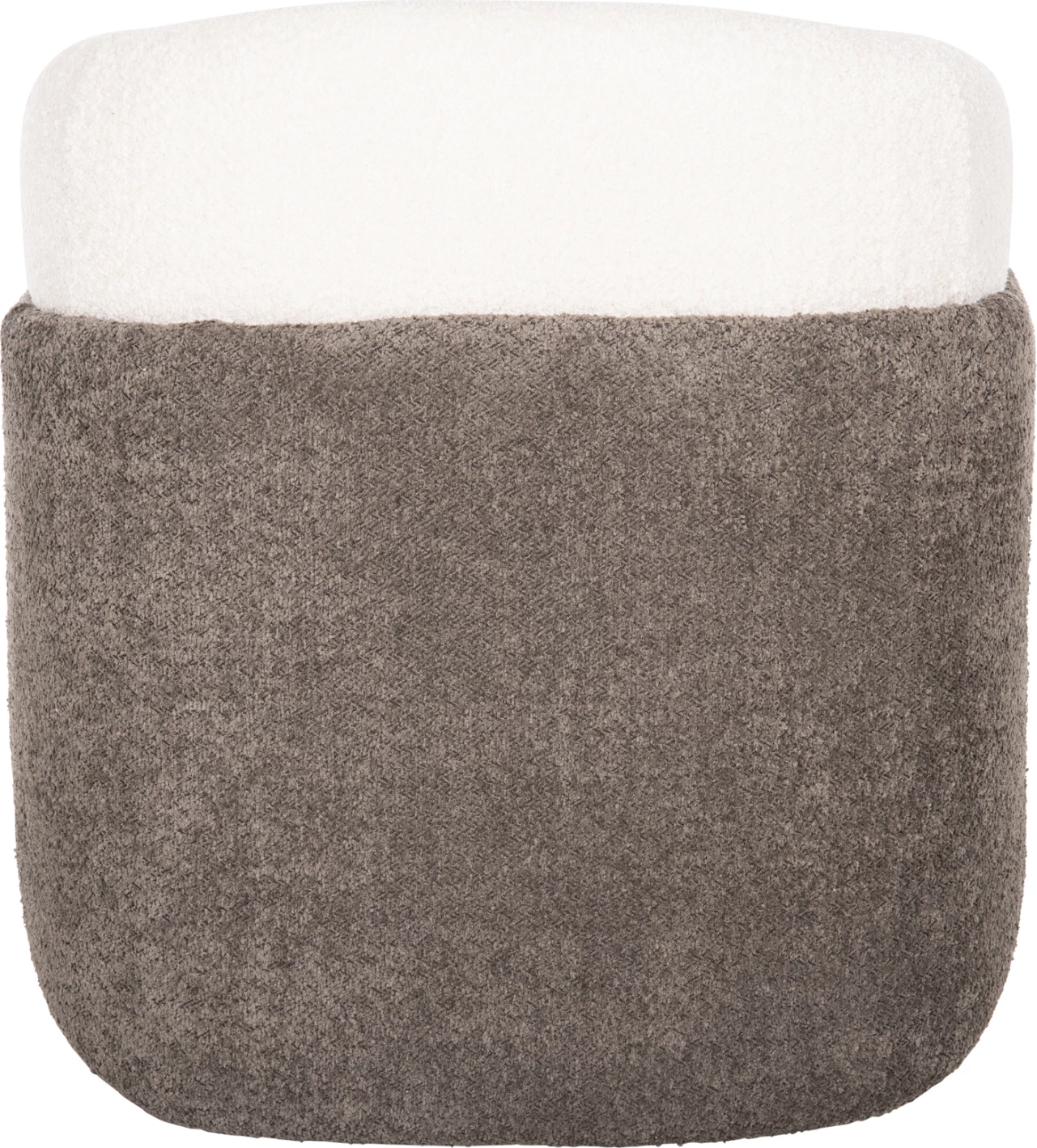 Fotelje DOPER, pëlhurë boucle, bardhë-gri, FH9590.06, 68x72x76 cm