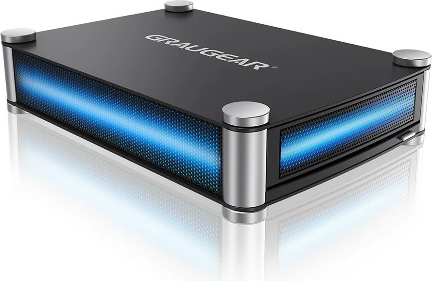 Kasë e jashtme GrauGear për Blu-Ray/DVD/CD, 5.25", USB 3.2, e zezë