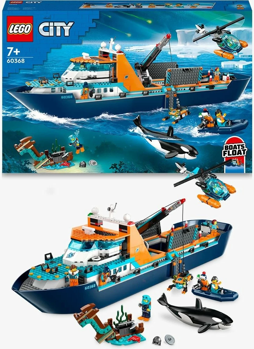 Set ndërtimi LEGO Arctic Explorer Ship, 815 pjesë, plastikë, shumëngjyrësh
