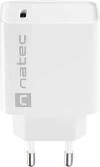 Karikues Natec Ribera, 20W, USB-C, i bardhë
