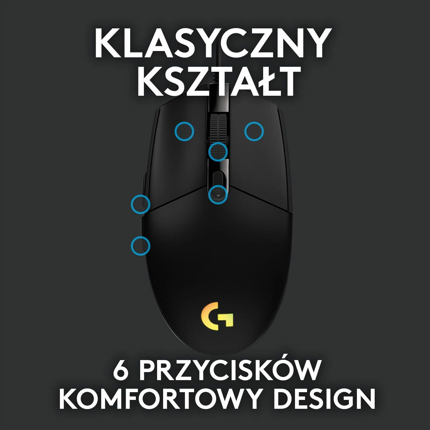 Maus Logitech G102 Lightsync (910-005823) 8000 DPI RGB, i zi