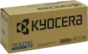 Toner, Kyocera TK-5270C 1T02TVCNL0 rendiment 5,500–8,800 faqe, cyan