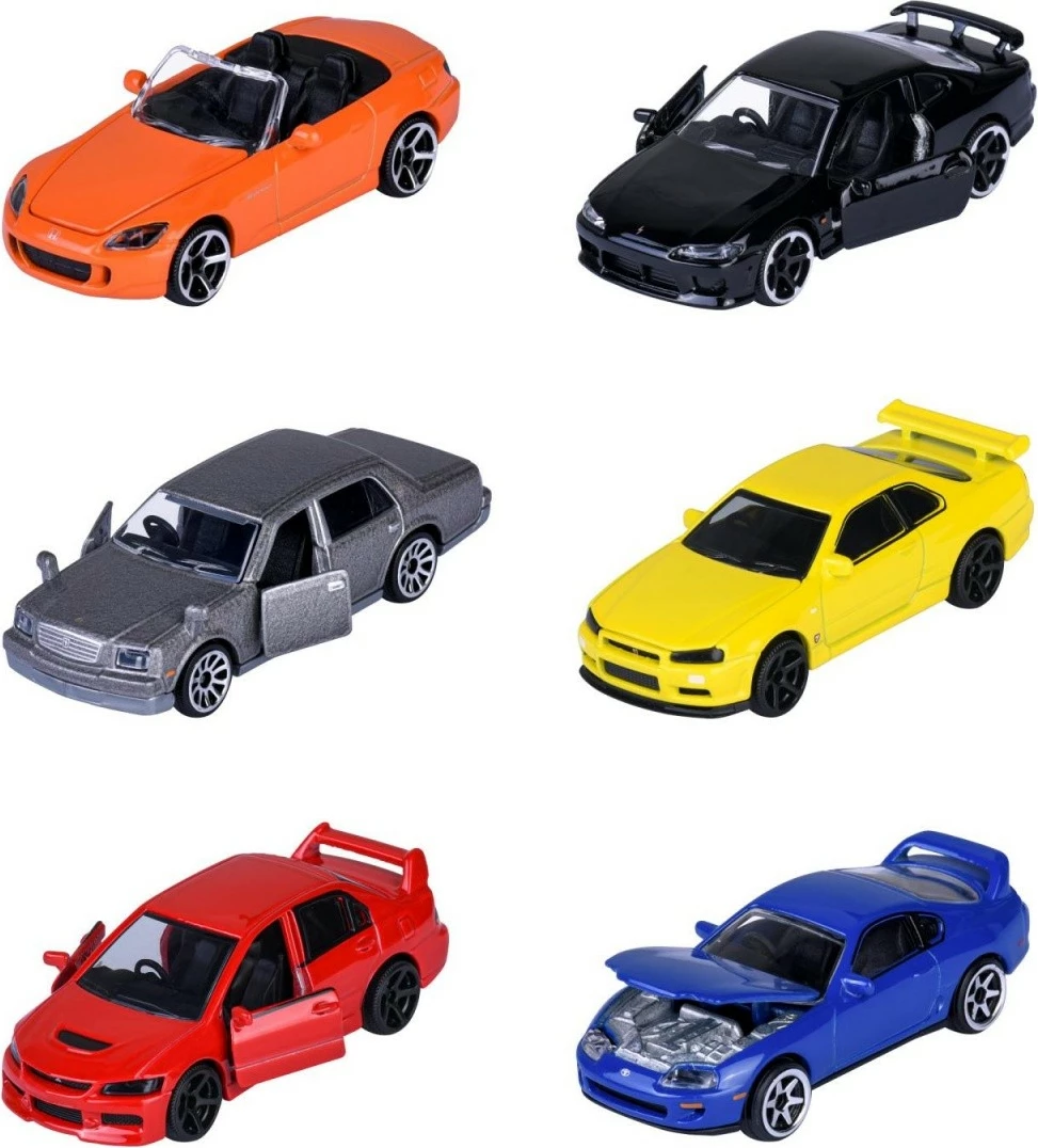 Vetura lodër Majorette Japan Legends Premium, 1:64, metal, mix ngjyrash