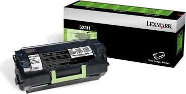 Toner Lexmark 522H, Origjinal, Zi