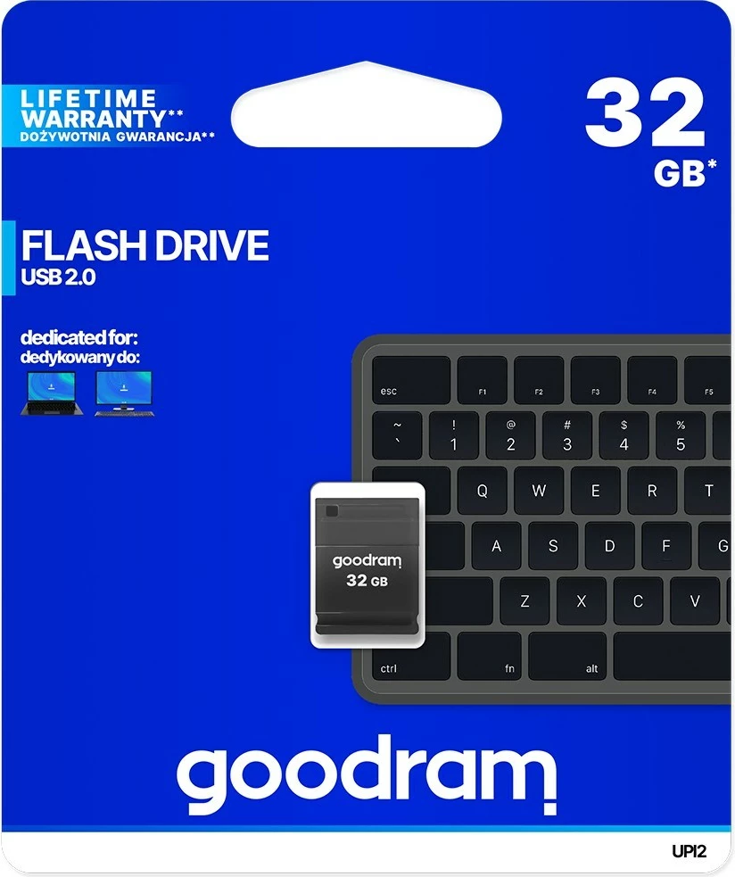 USB Goodram UPI2, USB- A 2.0, 32GB, e zezë