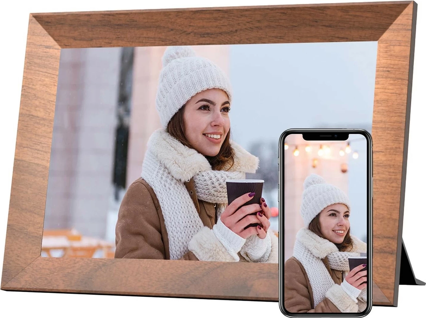 Kornizë dixhitale Kodak CF102P, 32GB, WiFi, kafe