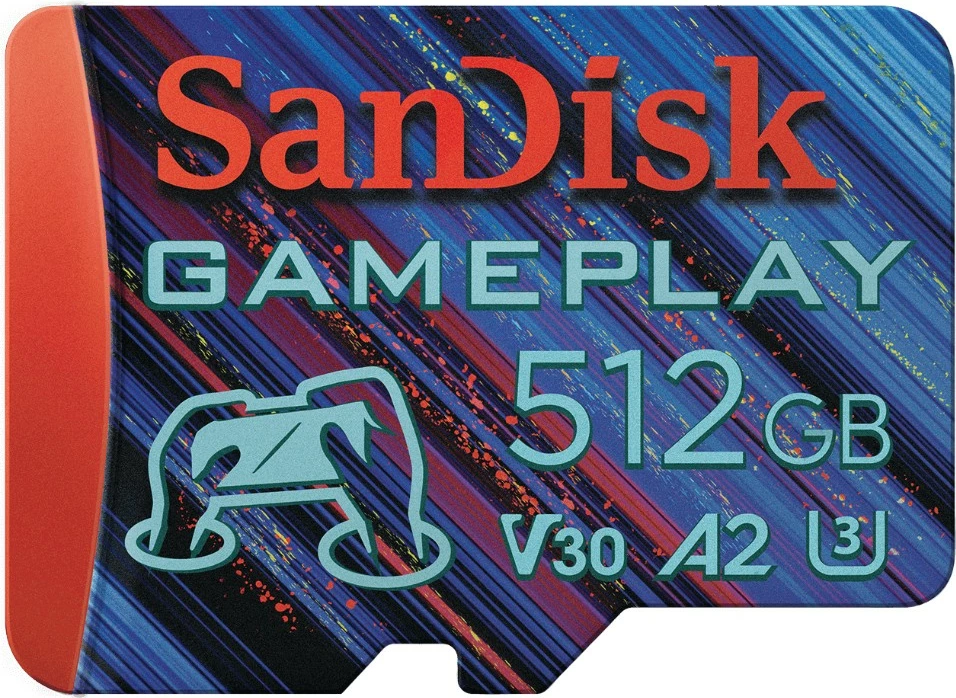 MicroSD Sandisk Gameplay 256GB A2 UHS-I, blu