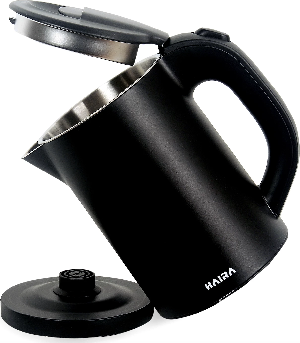 Vluese uji Haira, 0.8 L, i zi/çelik inox