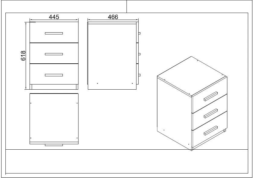 Set mobiljesh për zyre Skye Decor, Vo19-W, ngjyrë e bardhë