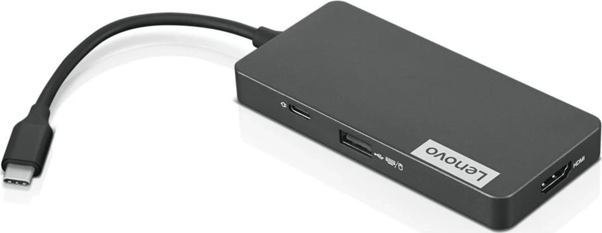 Docking station Lenovo USB-C 7-in-1, e zezë
