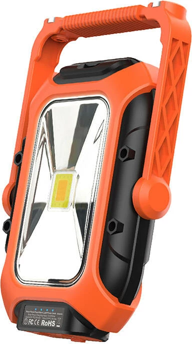 Llambë pune Superfire GM05 me panel diellor, 5200 mAh, 500 lm, portokalli