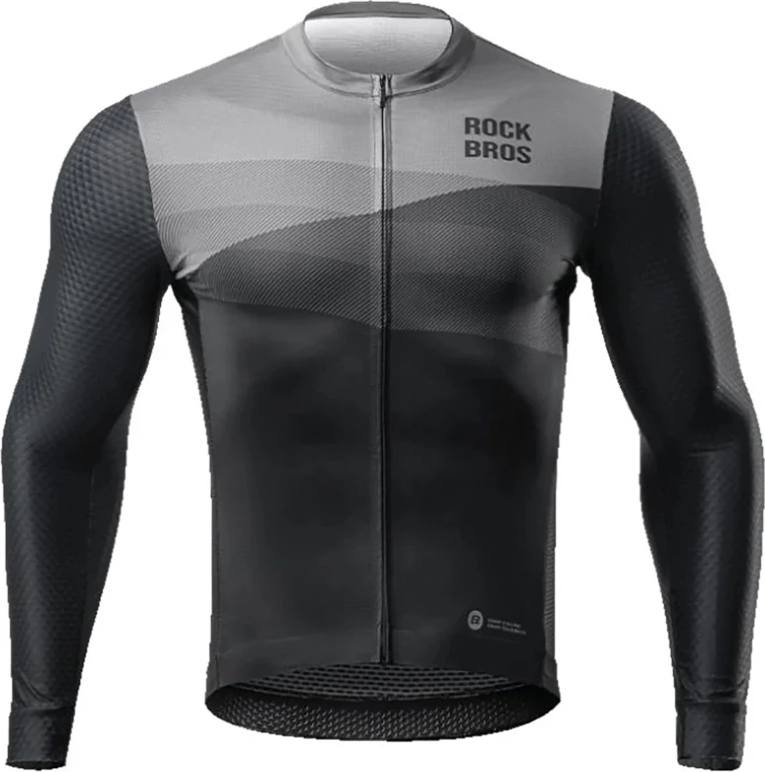 Bluzë çiklizmi Rockbros 15120009004 me mëngë të gjata, XL, e zezë