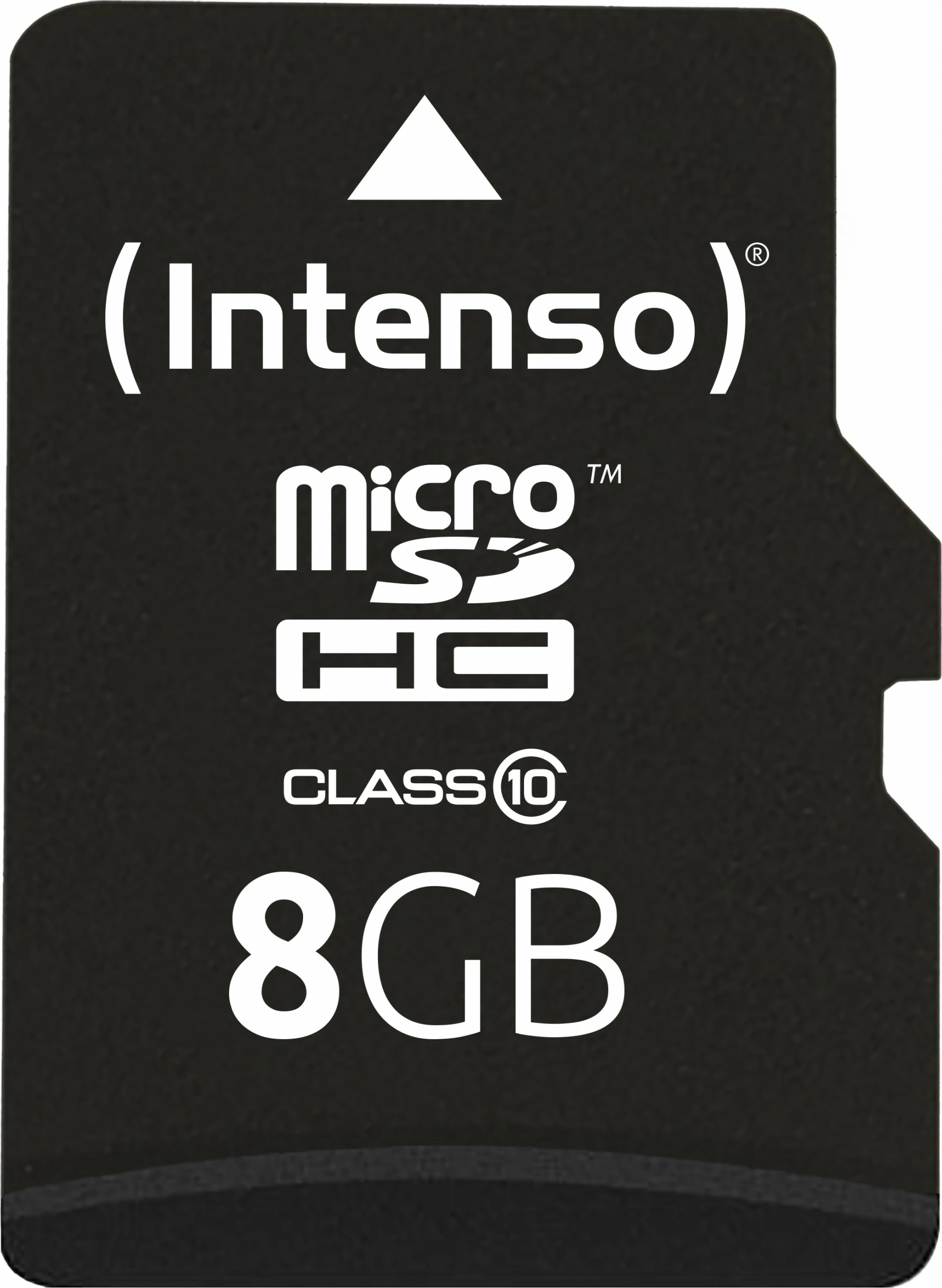 Kartelë MicroSDHC Intenso 8GB, Class 10, e zezë