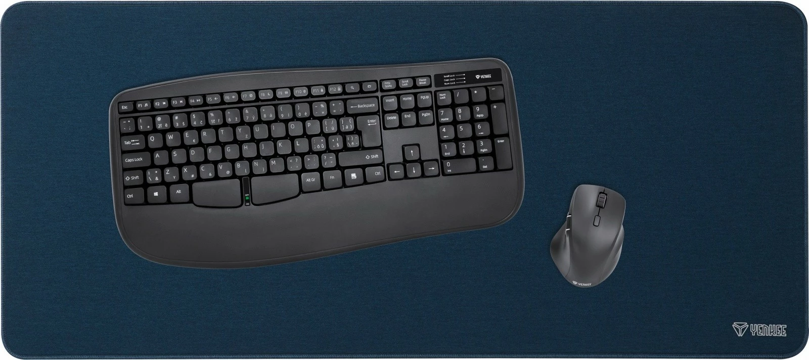 Mauspad XXL YENKEE YPM 9040BE, Blu