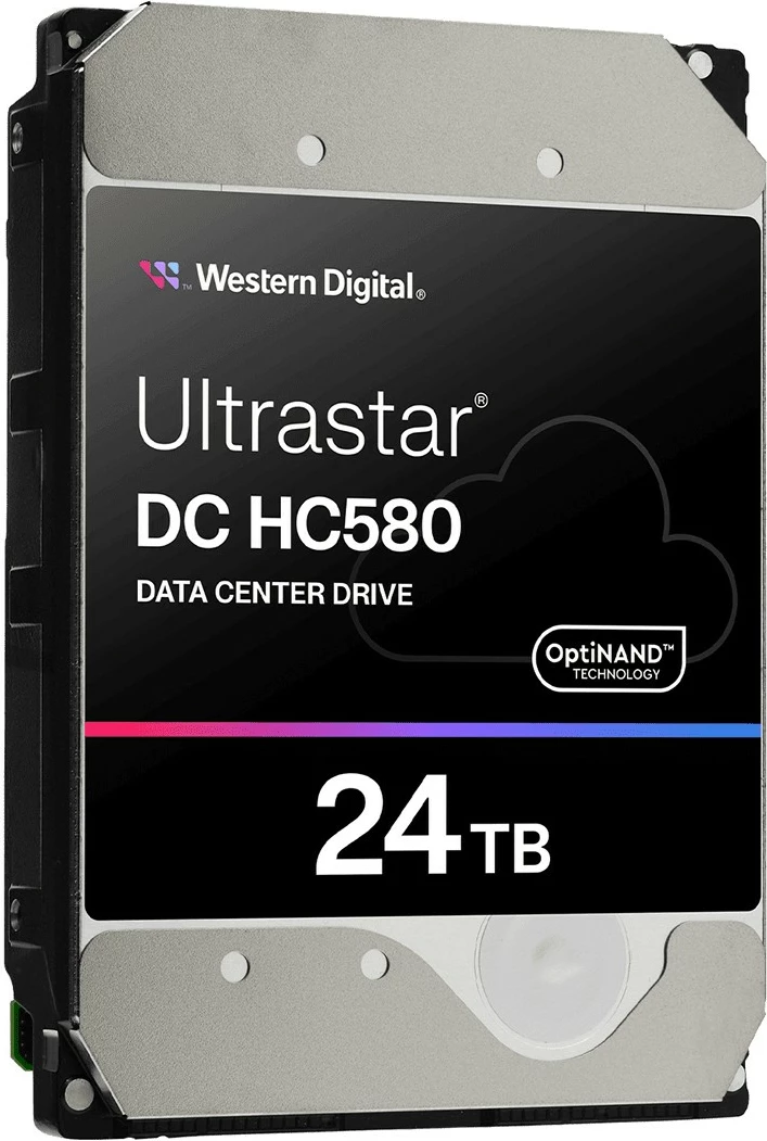 Hard disk Western Digital Ultrastar DC HC580, 24 TB, 7200 RPM, 512 MB, 3.5", SAS