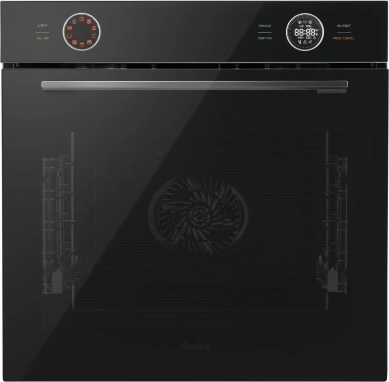 Furrë Amica ED6769BA+ S-TYPE, 72L, katalizë/avull, AirFry, e zezë