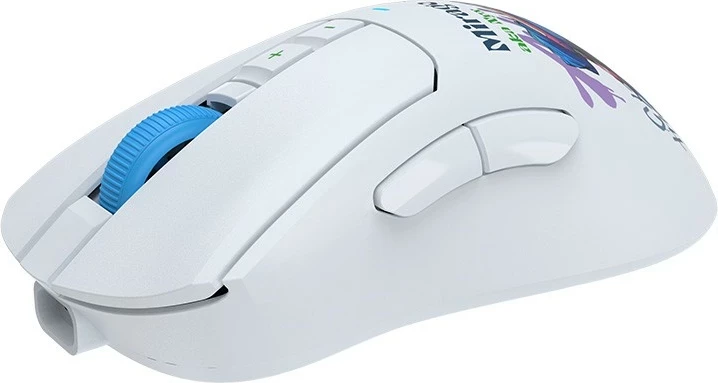 Maus gaming A4Tech Bloody R73 ULTRA DUO Nyx Mirage, pa tela, RGB, i bardhë