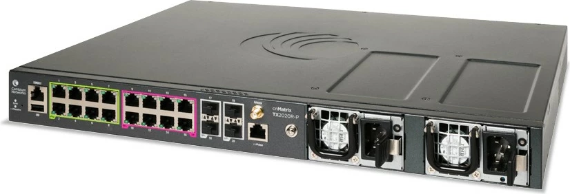 Switch Cambium Networks cnMatrix TX 2020R-P, Managed, L2/L3, Gigabit Ethernet, PoE, 1U