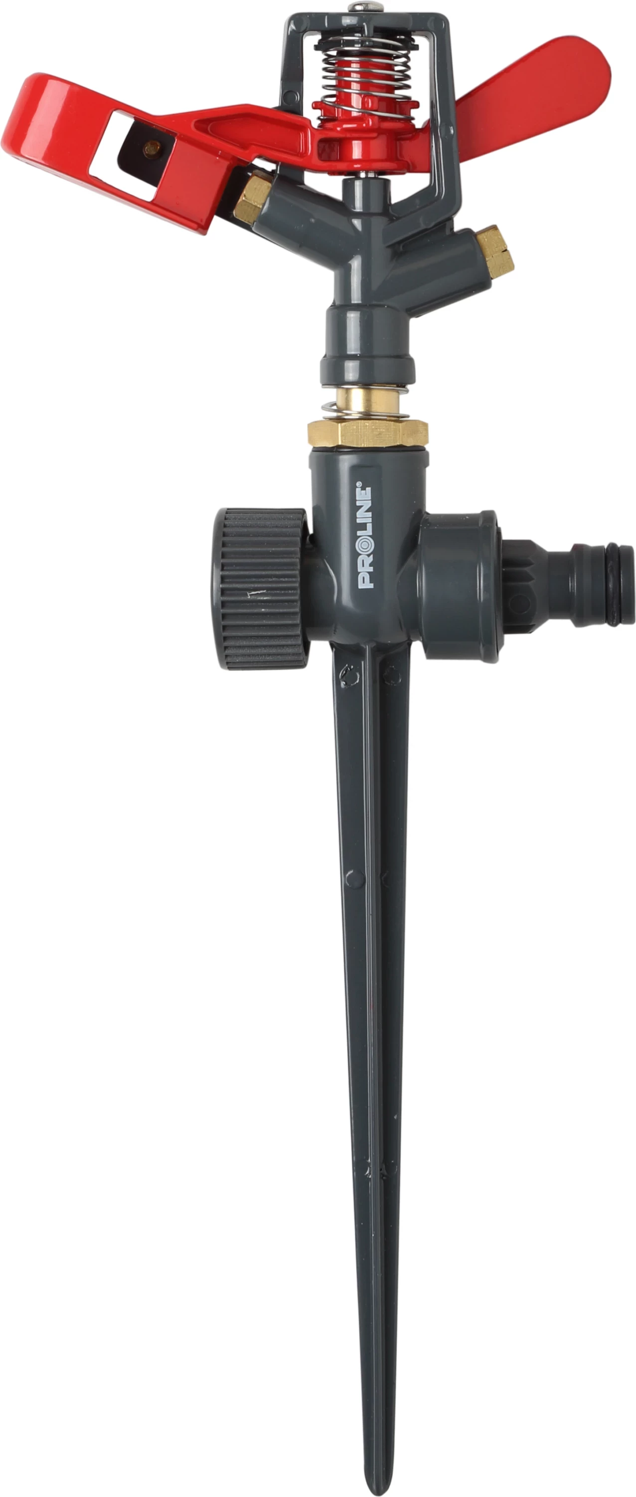Sprinkler kopshti rrotullues metalik PROLINE 99387, 360°, deri 532 m², kuqe/zezë