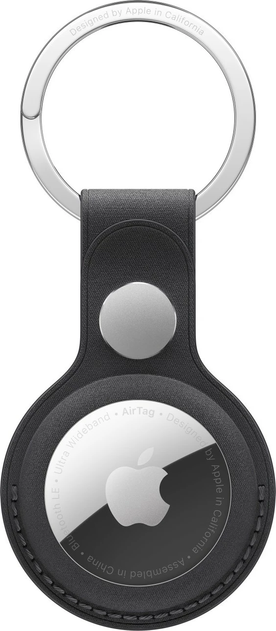 Apple AirTag FineWoven Key Ring, Black