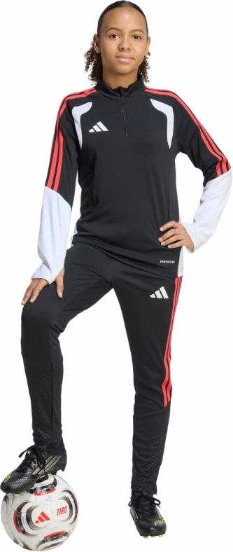 Duks fëmijësh adidas Tiro 26 Competition Training Top KC3783, zi, bardhë, kuqe [Madhësia: 128 cm]