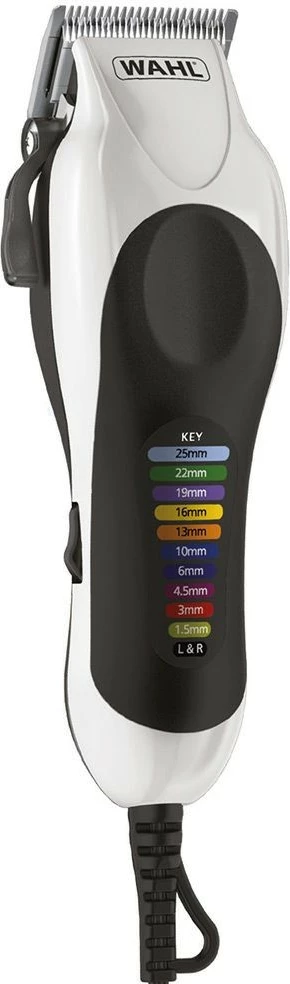 Makinë rroje flokësh Wahl 20104-0460, e zezë/bardhë, set 20 copë