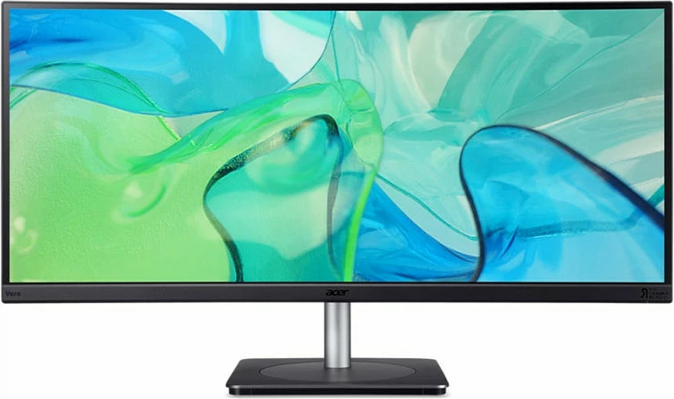 Monitor Acer CB343CUR, 34", UltraWide Quad HD, LED, i zi, argjendtë