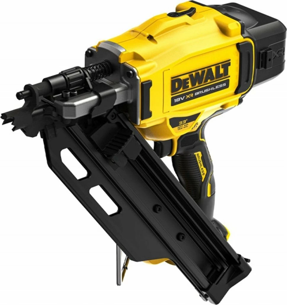 Pistoletë gozhdimi DeWalt DCN930N XR 18V pa furça, 50–90 mm, verdhë/zezë, solo (pa bateri/karikues)