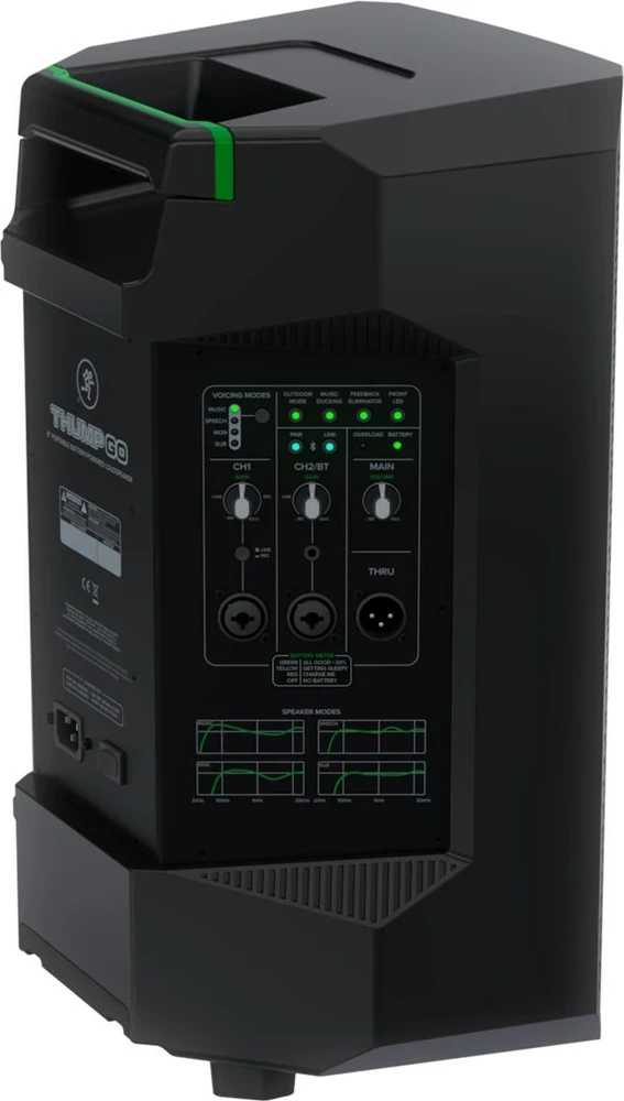 Altoparlant portativ Mackie Thump Go, 8", 200W, me bateri, i zi
