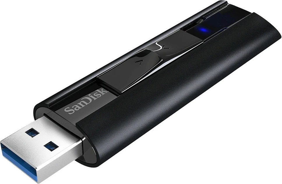 USB SanDisk Extreme PRO, 512 GB, USB Type-A, 3.2 Gen 1, e zezë