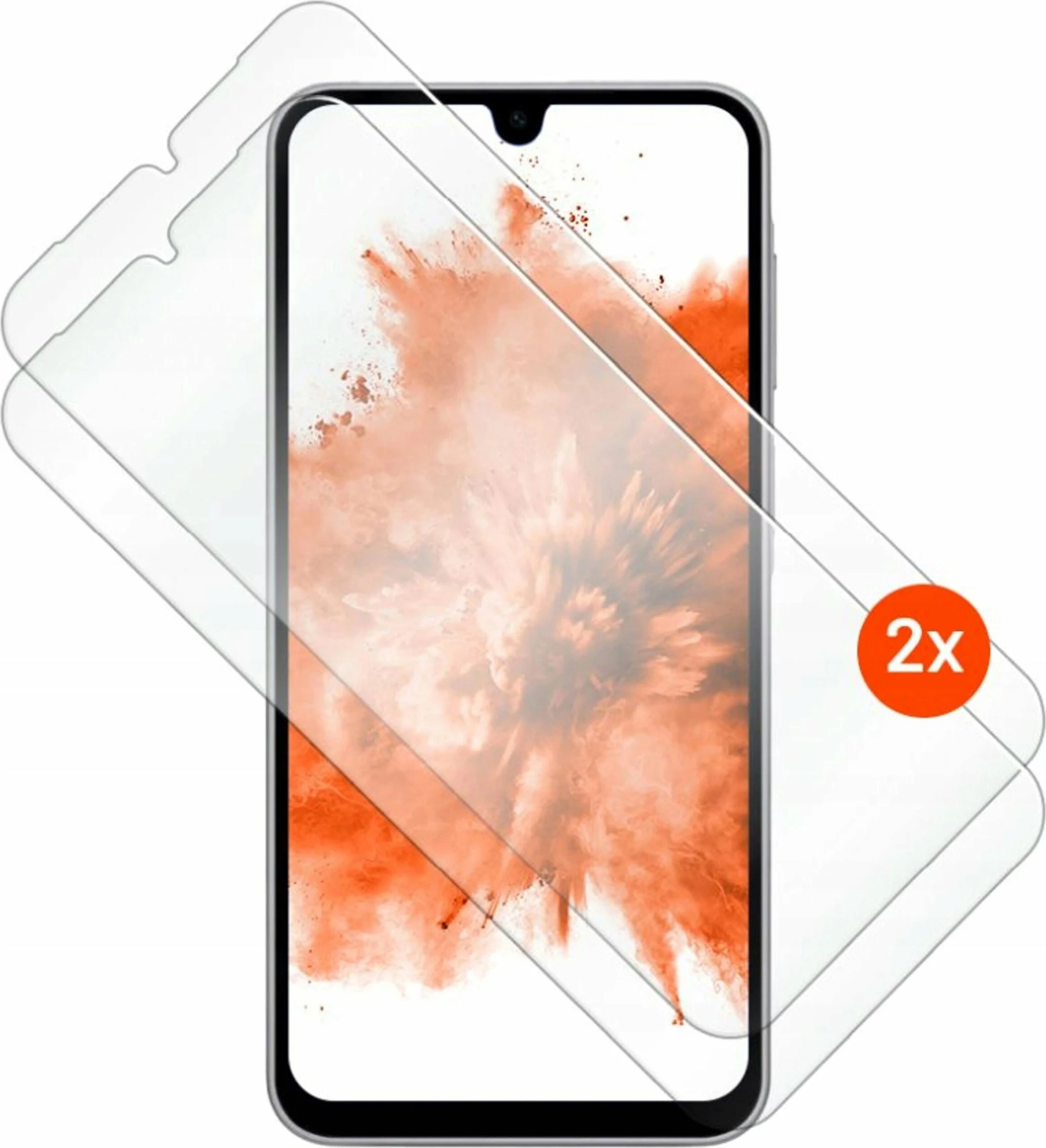Mbrojtëse ekrani FIXED FIXGD-1700-TR për Samsung Galaxy A17 4G/5G, xham i kalitur, transparente, set 2 copë
