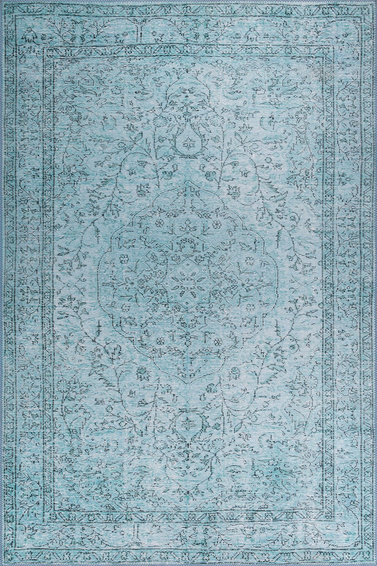 Qilim (210 x 310) Conceptum Hypnose, Folk Chenille, ngjyrë kaltër BA 49