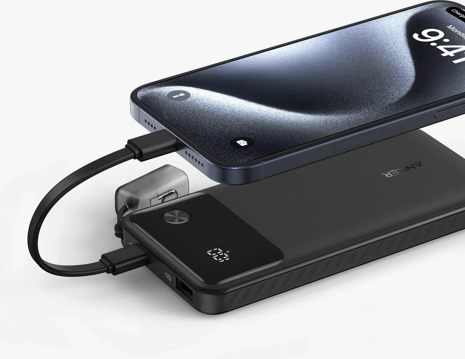 Power bank Anker A1388G11, 10000 mAh, 22.5 W, Ngjyrë e zezë