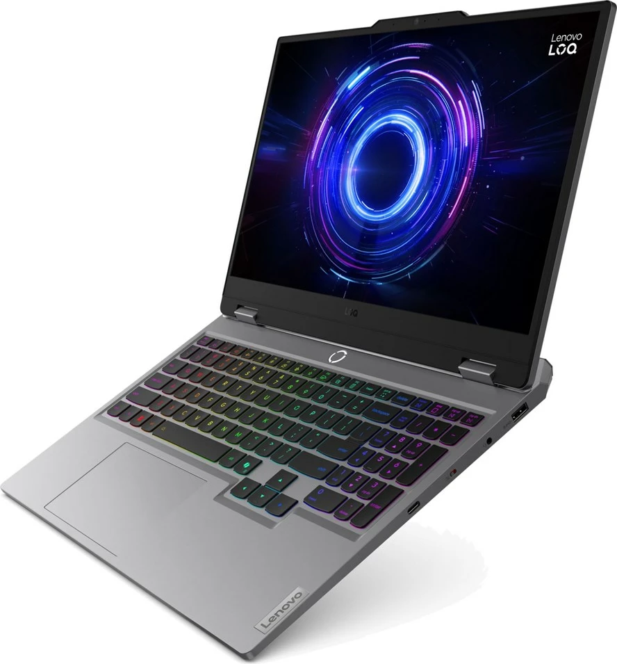 Laptop Lenovo LOQ 15IRX10, 15.6", Intel Core i5-13450HX, 16 GB RAM, 1 TB SSD, NVIDIA RTX 5050 8 GB, Luna Grey