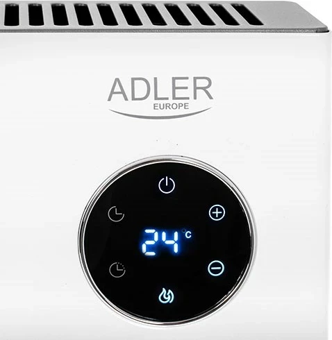 Ngrohës konvektor Adler AD 7752 LCD me telekomandë, Bardhë