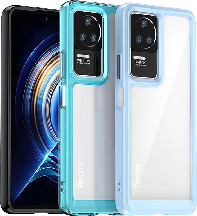Mbështjellës Hurtel Outer Space Case për Xiaomi Poco F4 5G, i zi