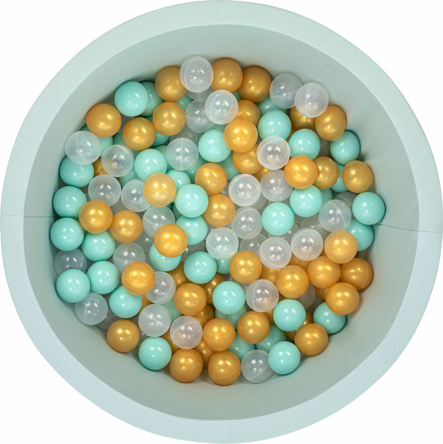 Pishinë me topa për fëmijë, Bubble Pops v14, ngjyrë mint, Evila Originals