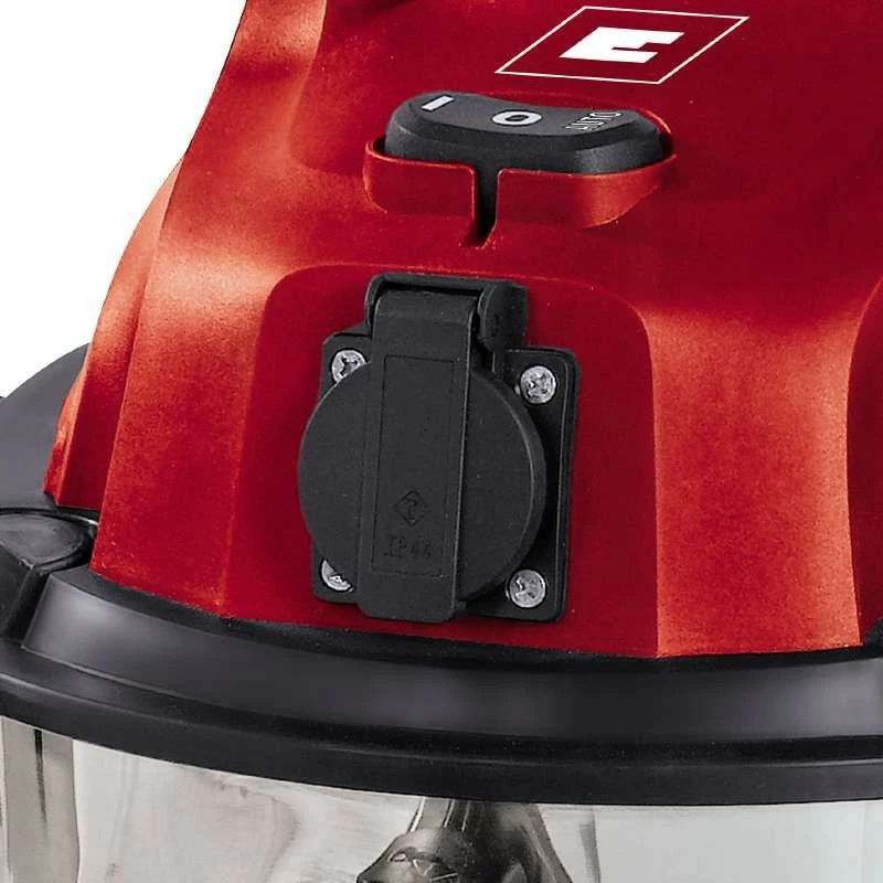 Fshesë me kova Einhell TH-VC 1930 SA, 2000W, 30L, pa qese, e zezë/kuqe/inoks