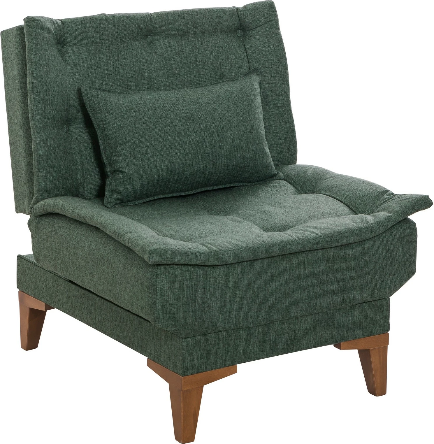 Set divan-krevat dhe karrige, ngjyrë e gjelbër, Atelier del Sofa, Santo-TKM03-1070