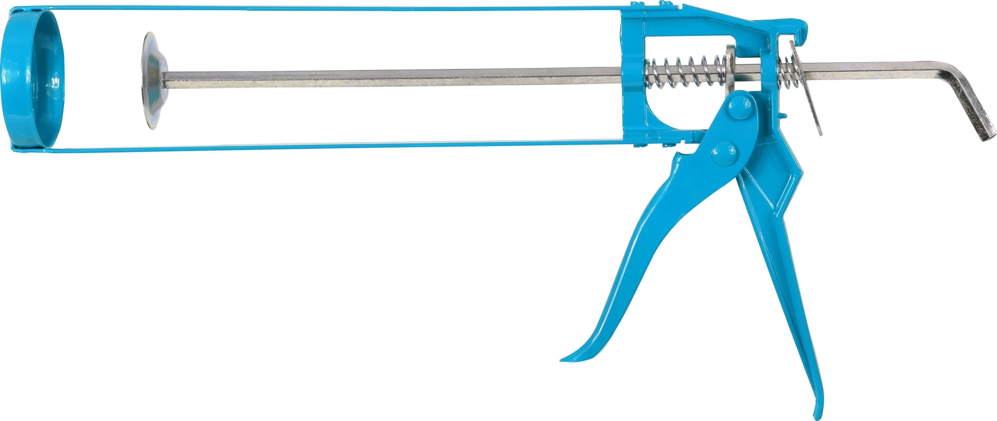 Pistoletë për silikon MEGA 18001, 225 mm, çelik, blu