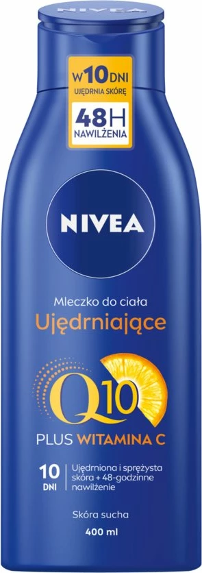 Qumësht trupi për femra Nivea Q10 Plus Firming, 400ml