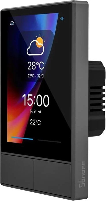 Panel i mençur Sonoff NSPanel-US, WiFi, 120mm, i zi