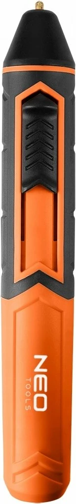 Stilolaps ngjitësi i nxehtë Neo Tools 17-085, bateri 2000 mAh, për shufra 8 mm, USB, set 10 shufra, portokalli/zi