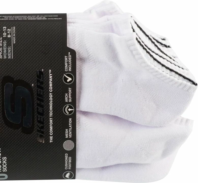 Çorape crew unisex Skechers, të bardha