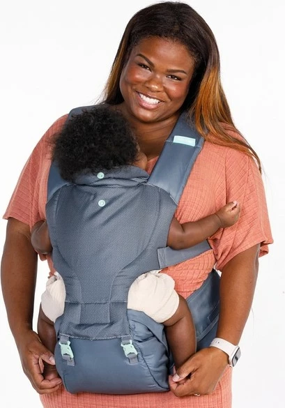 Mbajtëse bebe 5-në-1 me sedilje në ije, B-kids, 150300012, 0m+ 5.5–20.4 kg, gri