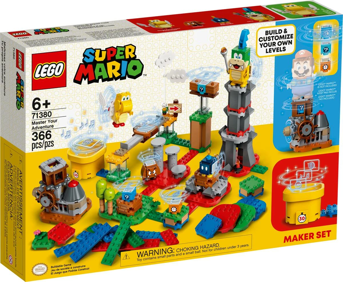 Set ndërtimi LEGO Super Mario 71380 Master Your Adventure Maker, 366 copë, 6+