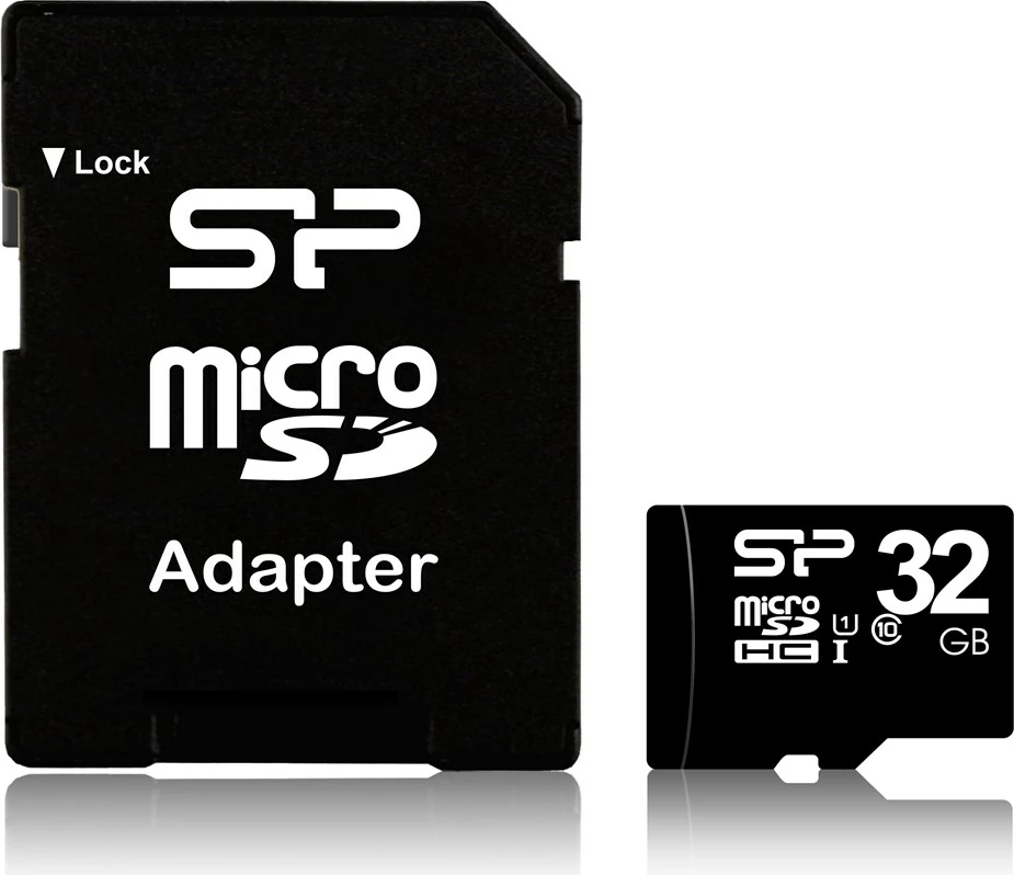 Kartë memorie Silicon Power MicroSDHC, 32GB, e zezë