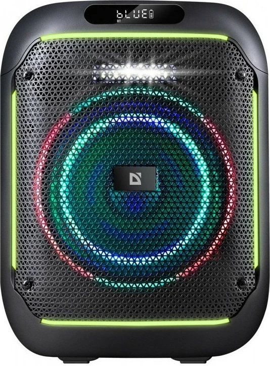 Altoparlant portativ Defender Boomer 65W me Bluetooth, LED, i zi