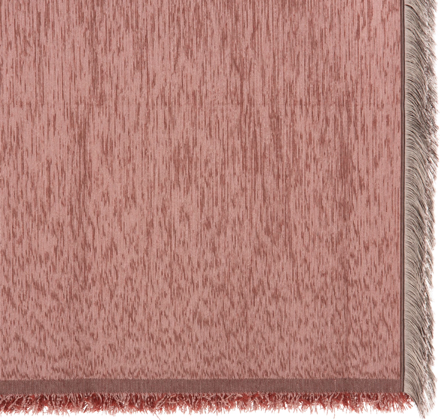 Mbulesë divani me franja DREAMTOPIA FH12165.11 ngjyrë rozë e pluhurosur 295x170 cm